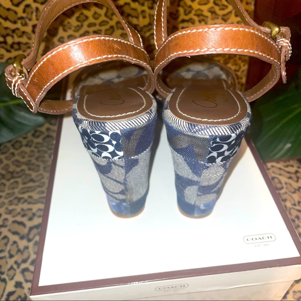 Authentic Coach Wedge Sandals - Picture 5 of 6
